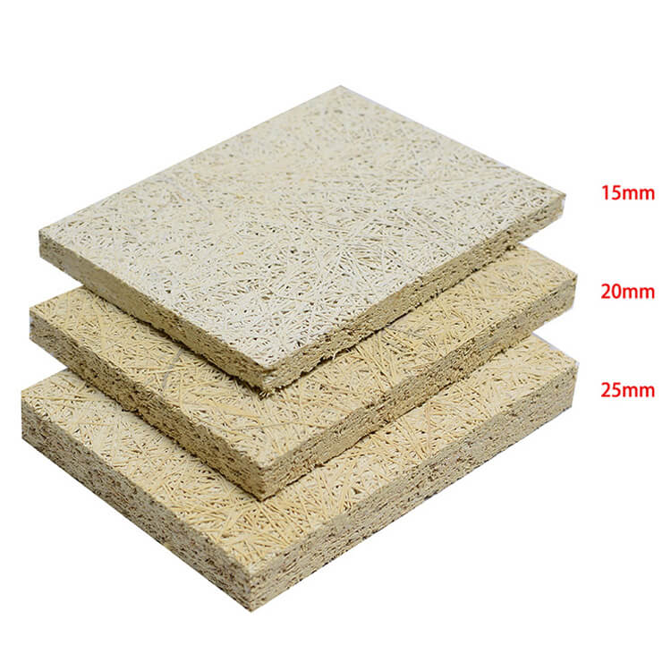 Wood Wool Acoustic Panel Anti Sound Absorbing Panels Wood Fiber Mineralized Panel