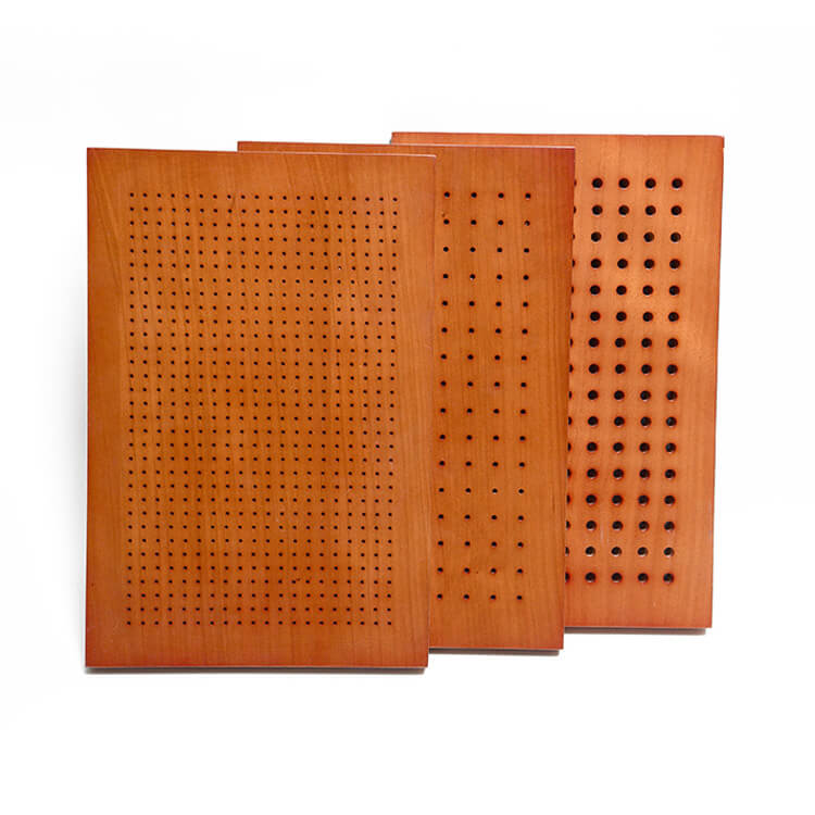 Wooden Perforated Acoustic Panel Wood Perforated MDF Wall Panel