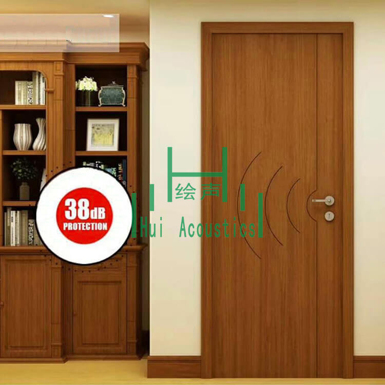 Acoustical Wood Door Sound Acoustic Door For Studio & Hotel