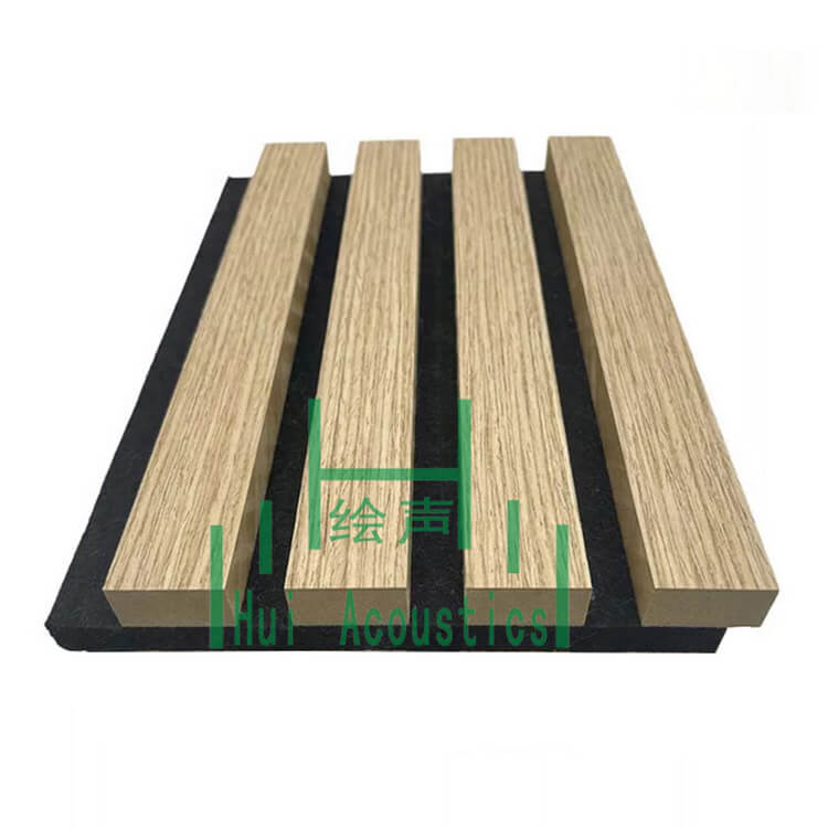 Wooden Polyester Board Acoustic Wooden Slats Deco Wood Slat Panel Sizes 600x2400mm